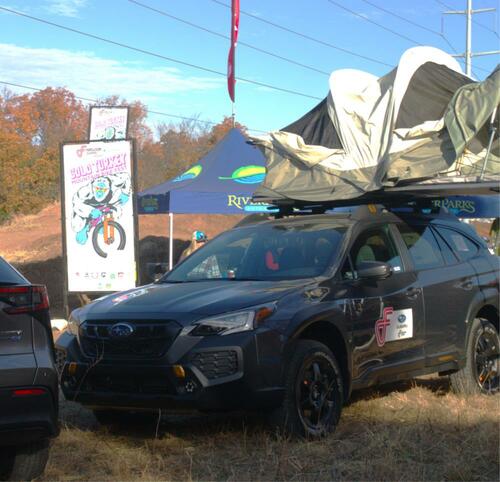 overnight camping at Cold Turkey Mountain Bike Festival